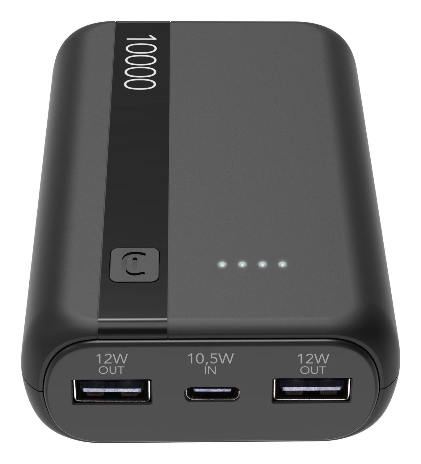 Cellularline Power Bank 10000 2 USB 12W