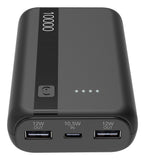Cellularline Power Bank 10000 2 USB 12W