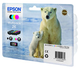 Epson C13T26164020 Cartuccia Stampante Compatibile con XP600 XP605 Orso Polare Multicolore