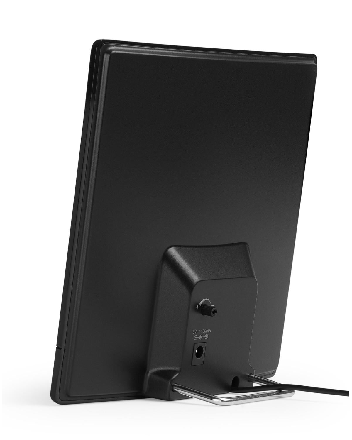 Meliconi AT 52 R1 USB Antenna Televisiva Digitale Terrestre da Interno 1 dB Nero