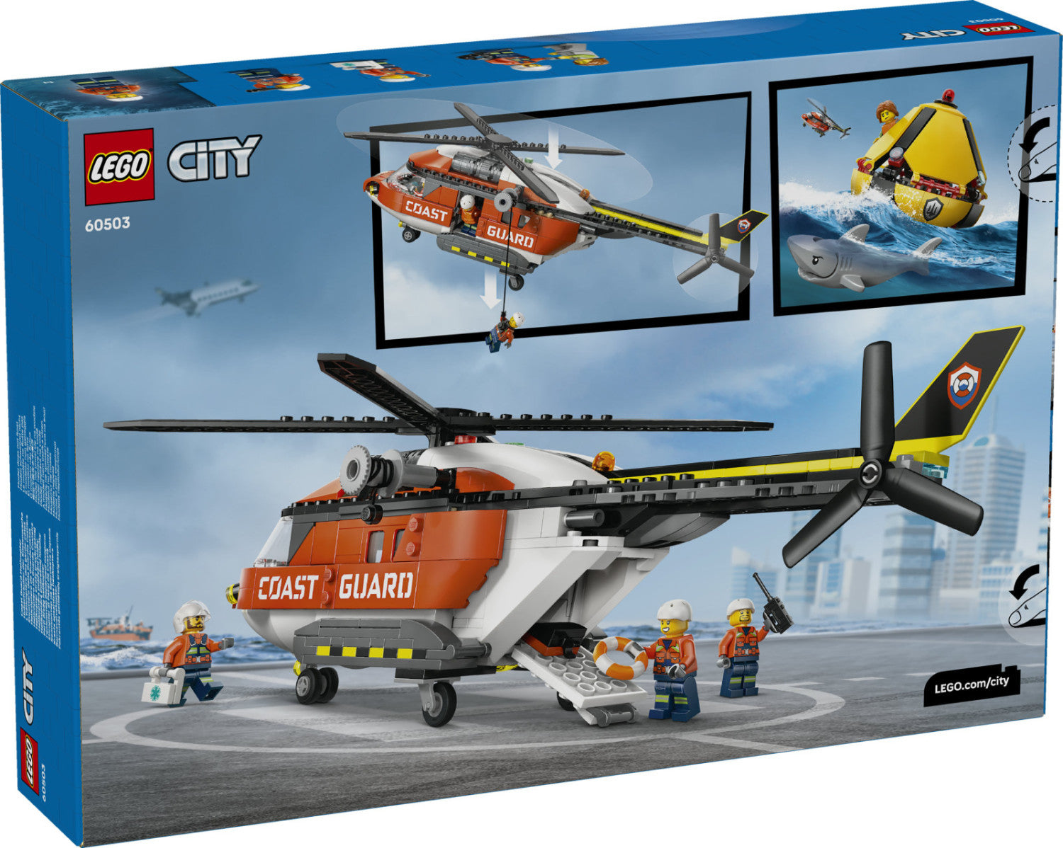 Set costruzioni LEGO 60503 CITY ESPLORATION Elicottero della Guardia C