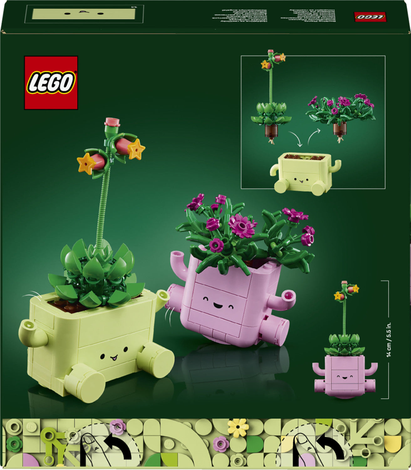 Lego Botanicals 11506 Piante Dondolanti, Set Con 2 Piante Finte E 2 Vasi - 253 Pezzi, 9
