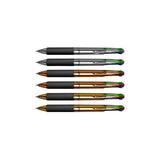 Osama - Astuccio 6 Penne a Sfera 4 Colori Multi 1,0 mm Chrome - OW 84006956