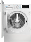 Beko b300 WIT8A4BW, Lavatrice da incasso Capacità 8kg, classe A, colore White, Motore Inverter BPM
