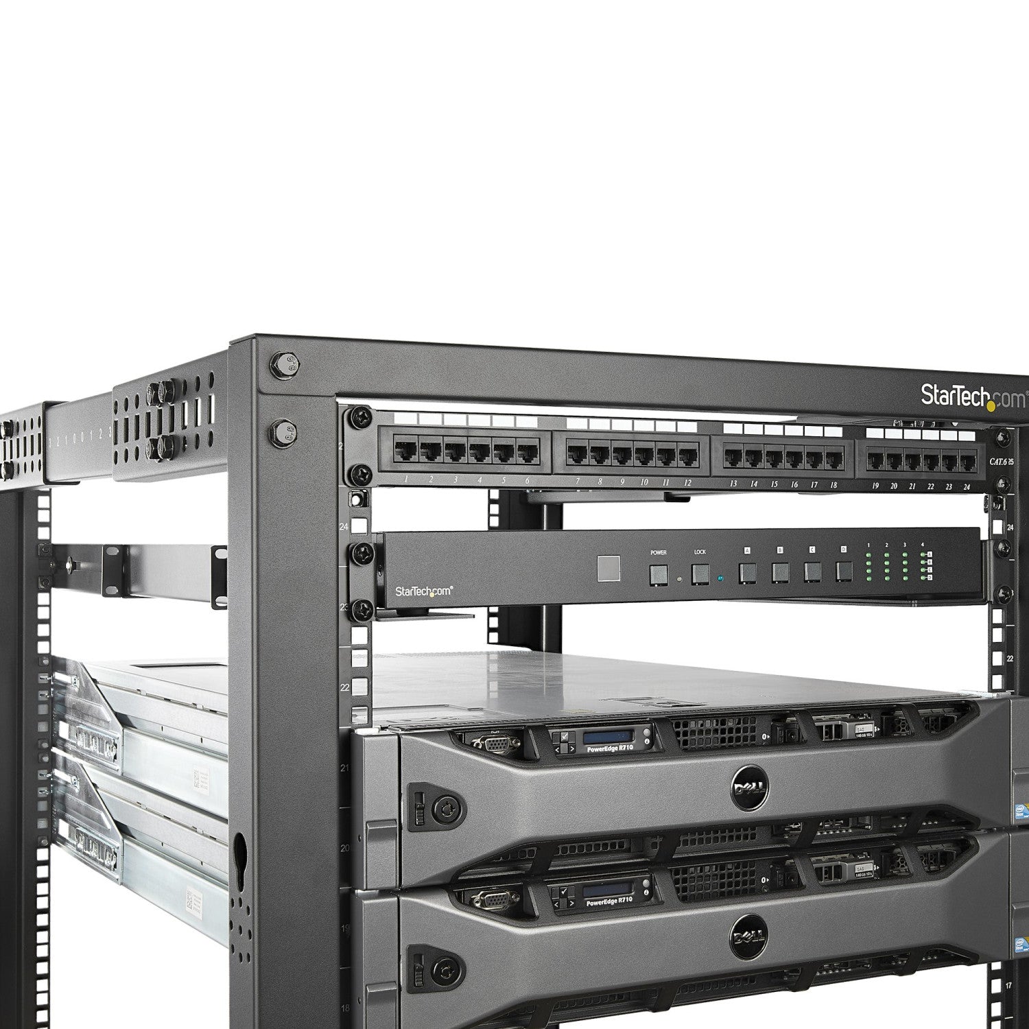 StarTech.com UNIRAILS1UB porta accessori Guida per scaffale