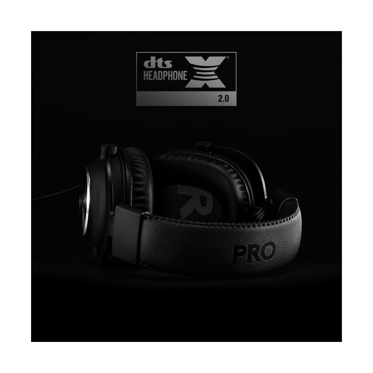 Logitech PRO X Cuffie a Padiglione Auricolare con Microfono da Gaming Nero