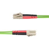 StarTech.com Cavo in Fibra Ottica Multimodale da LC a LC (UPC) OM5 da 3m, Cavo Patch Duplex LOMMF 50/125µm, VCSEL, 40G/100G, Insensibile alla piegatura, Bassa perdita di inserzione, Bretella ottica in fibra LSZH