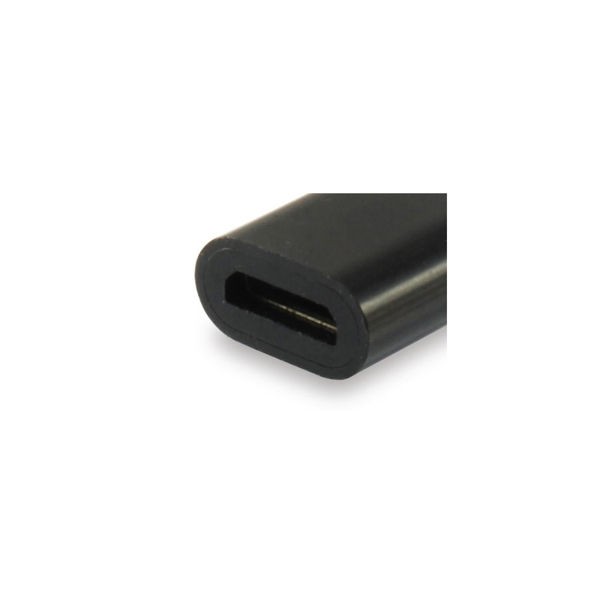 Equip 133472 adattatore per inversione del genere dei cavi USB C Micro USB B Nero