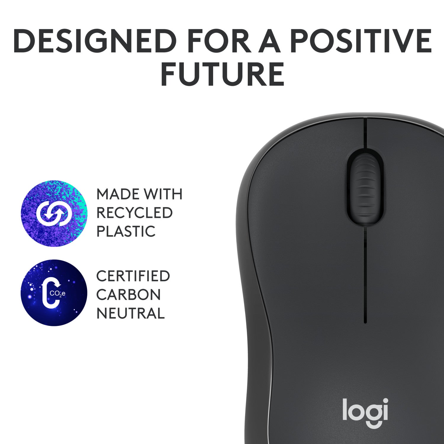 Logitech M240 Mouse Ambidestro Wireless Bluetooth Grafite