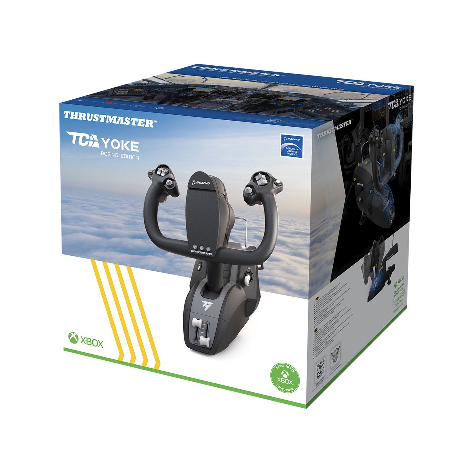 Thrustmaster TCA Yoke Boeing Edition Sistema di Pilotaggio per Boeing e Xbox per Xbox One e Xbox Series X S compatibile per PC