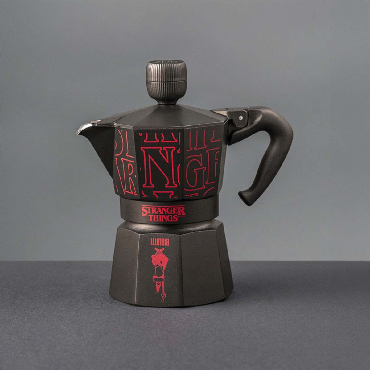 Bialetti Stranger Things Moka Nero, Rosso