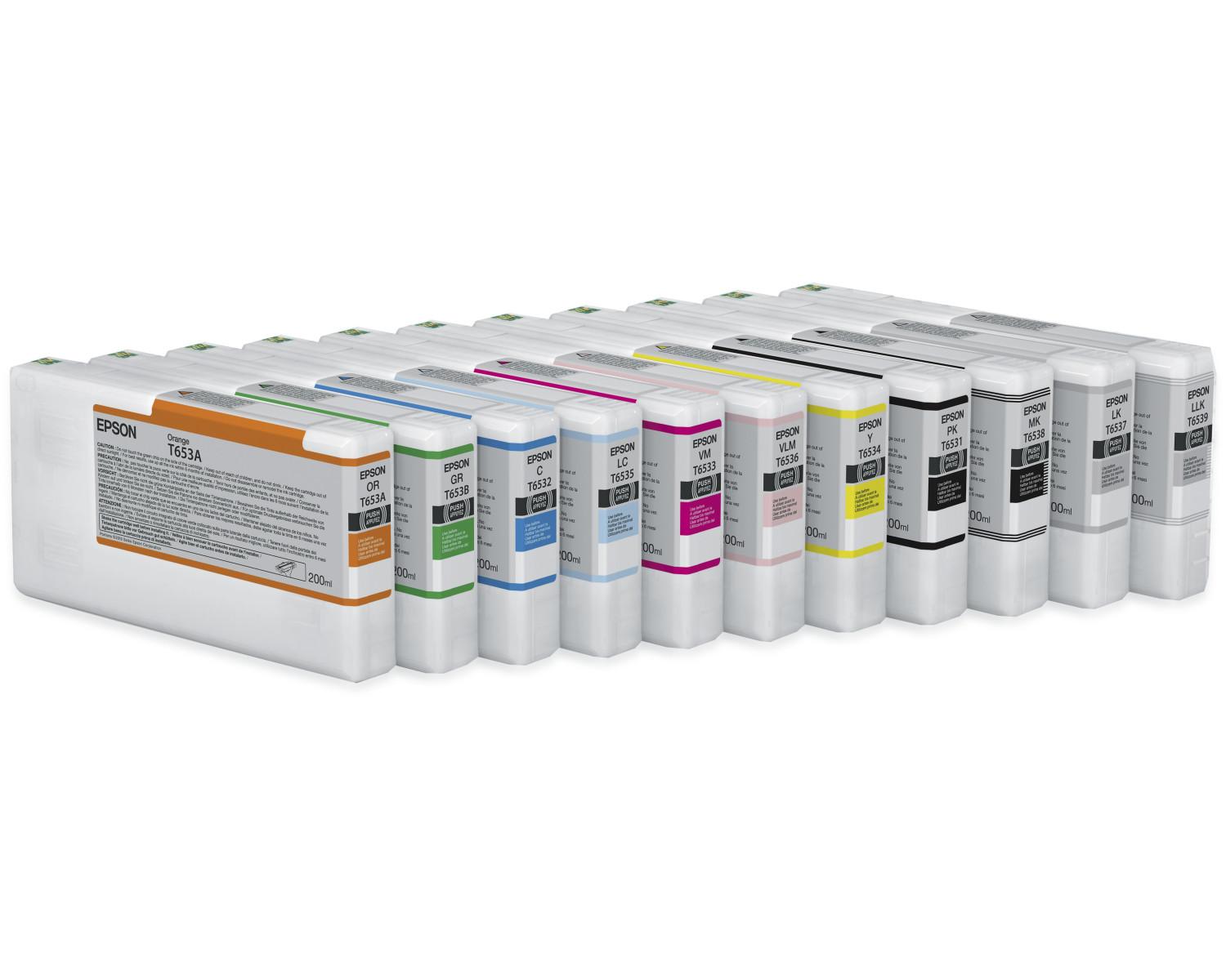 Epson T6532 Cyan Ink Cartridge (200ml) cartuccia d'inchiostro 1 pz Originale