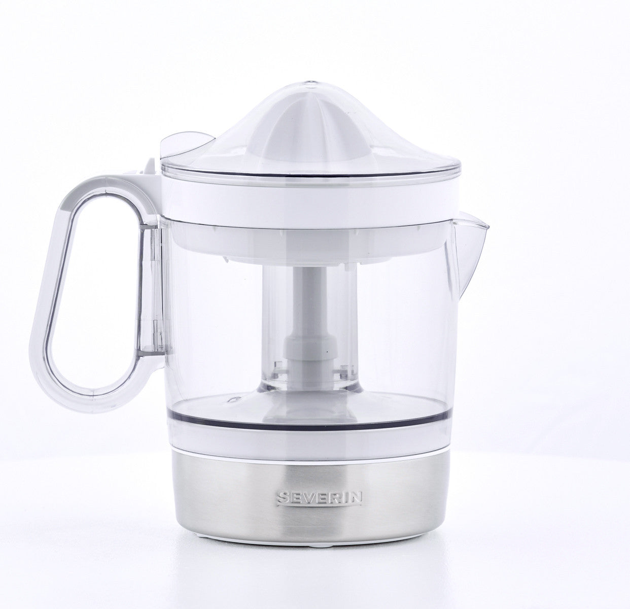 Severin CP 3535 spremiagrumi Spremiagrumi manuale 40 W Acciaio inox, Bianco