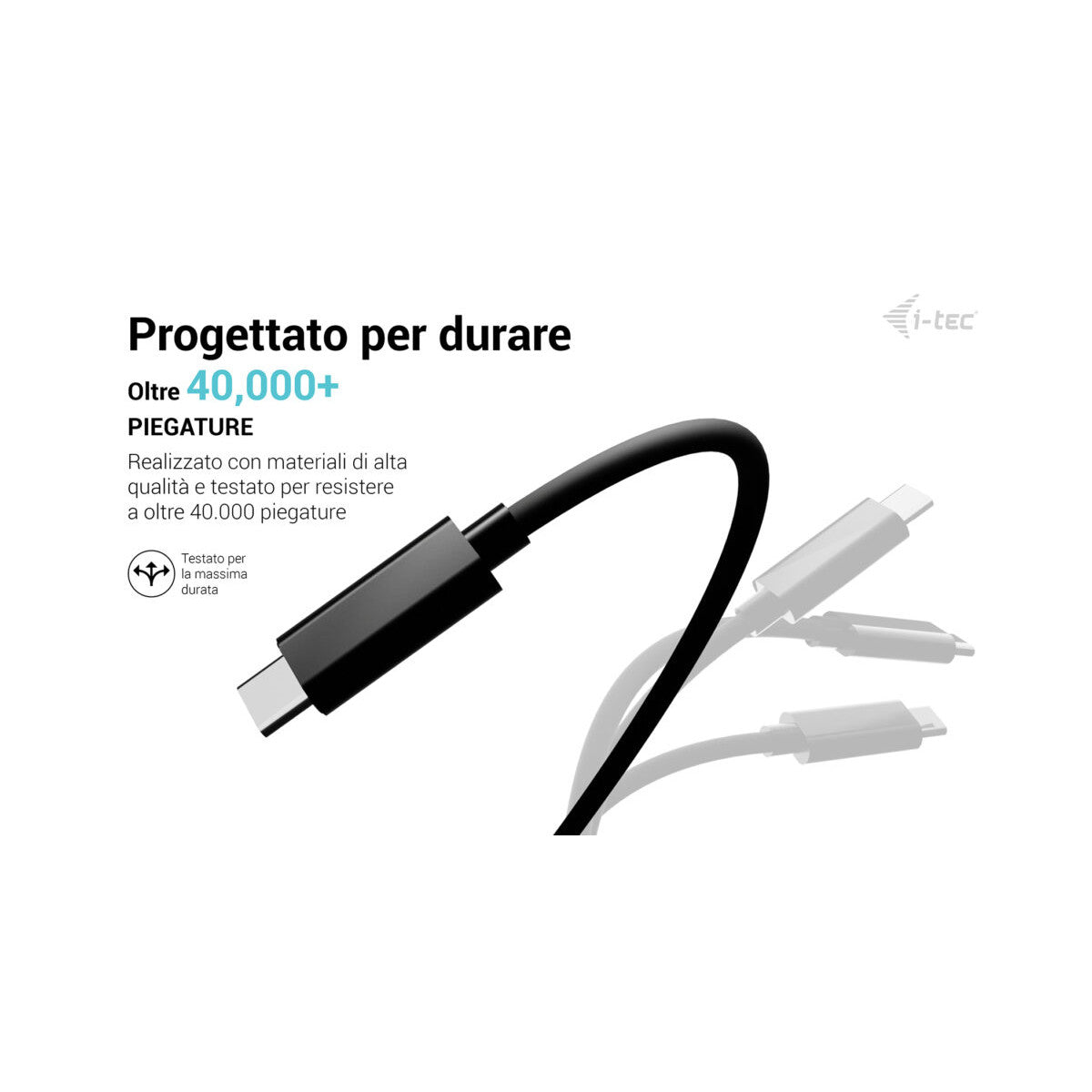 i-tec USB-C Charging Cable 1.8m