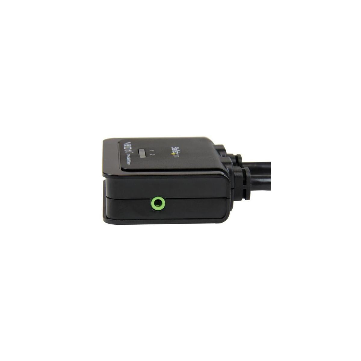 StarTech.com Switch KVM cavo HDMI USB 2 porte con audio e switch remoto Alimentazione USB