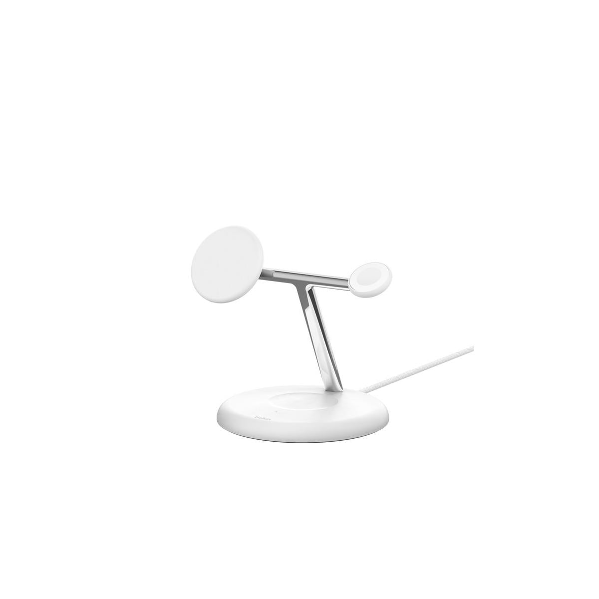 Belkin WIZ023VFWH Caricabatterie per dispositivi mobili Cuffie, Smartphone, Orologio intelligente Bianco USB Carica wireless Interno