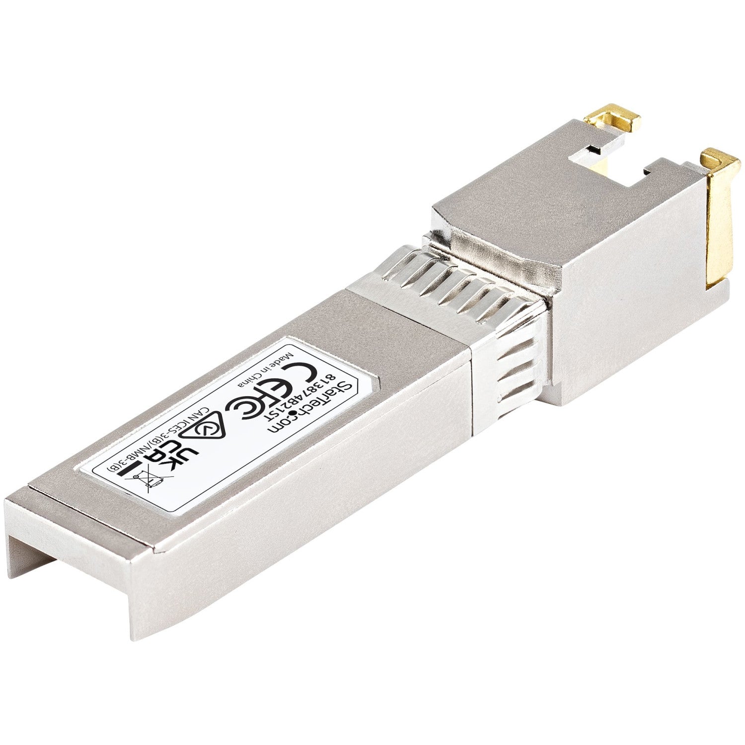 StarTech.com 813874B21ST modulo del ricetrasmettitore di rete Rame 10000 Mbit/s SFP