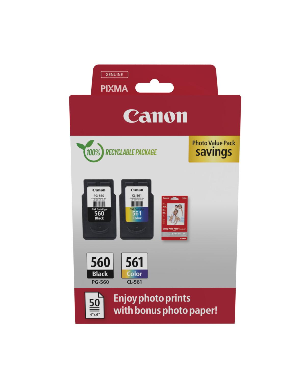 Canon 3713C008 cartuccia d'inchiostro 2 pz Originale Nero, Ciano, Magenta, Giallo