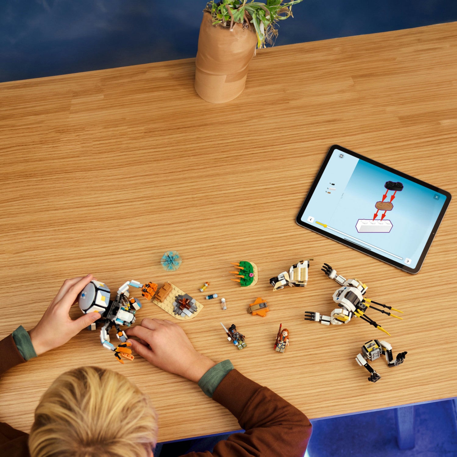 Lego 77037 Horizon Adventures Aloy e Varl contro Arcapode e Secodonte