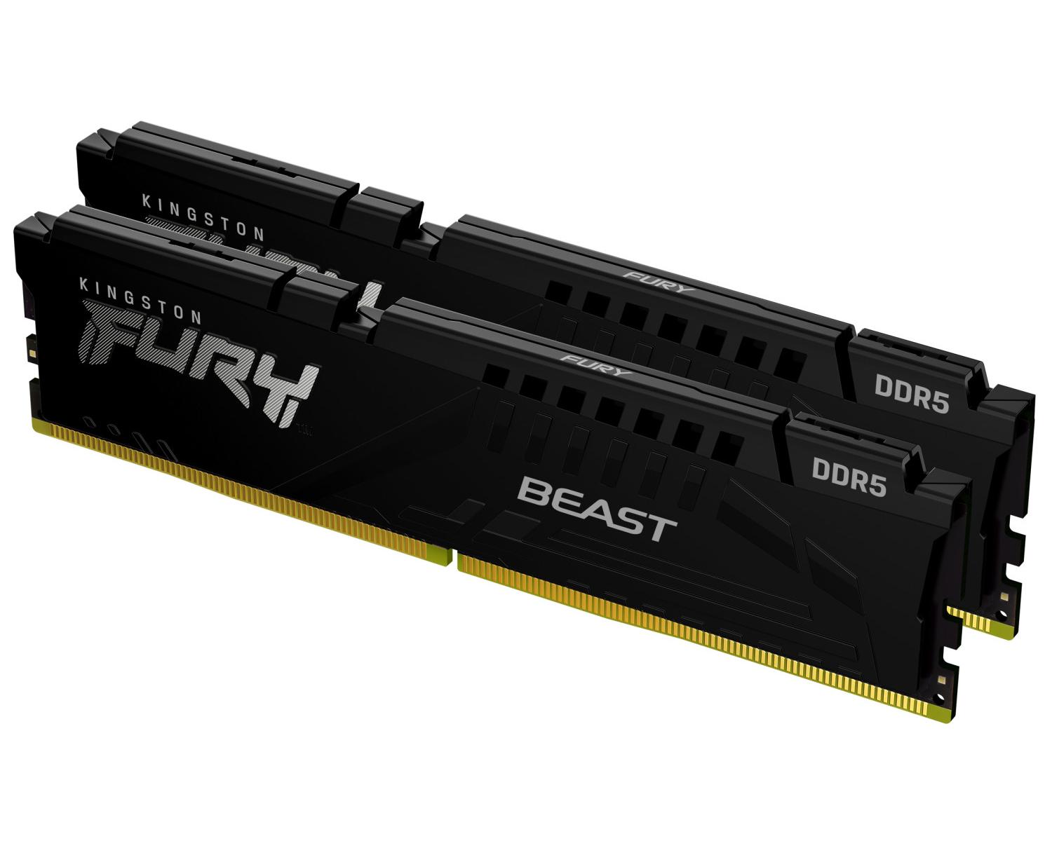 Kingston Technology FURY Beast 32GB 6000MT s DDR5 CL36 DIMM Kit of 2 Black EXPO