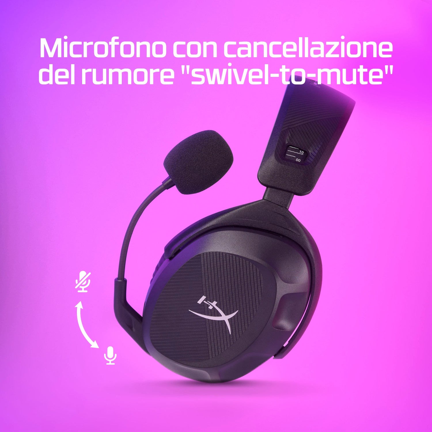 HyperX Cloud Stinger 2 Wireless Cuffie da gaming Nero