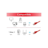 Equip 625427 cavo di rete Rosso 0,5 m Cat6 U/UTP (UTP)