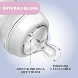 Chicco Natural Feeling biberon 330 ml Grigio