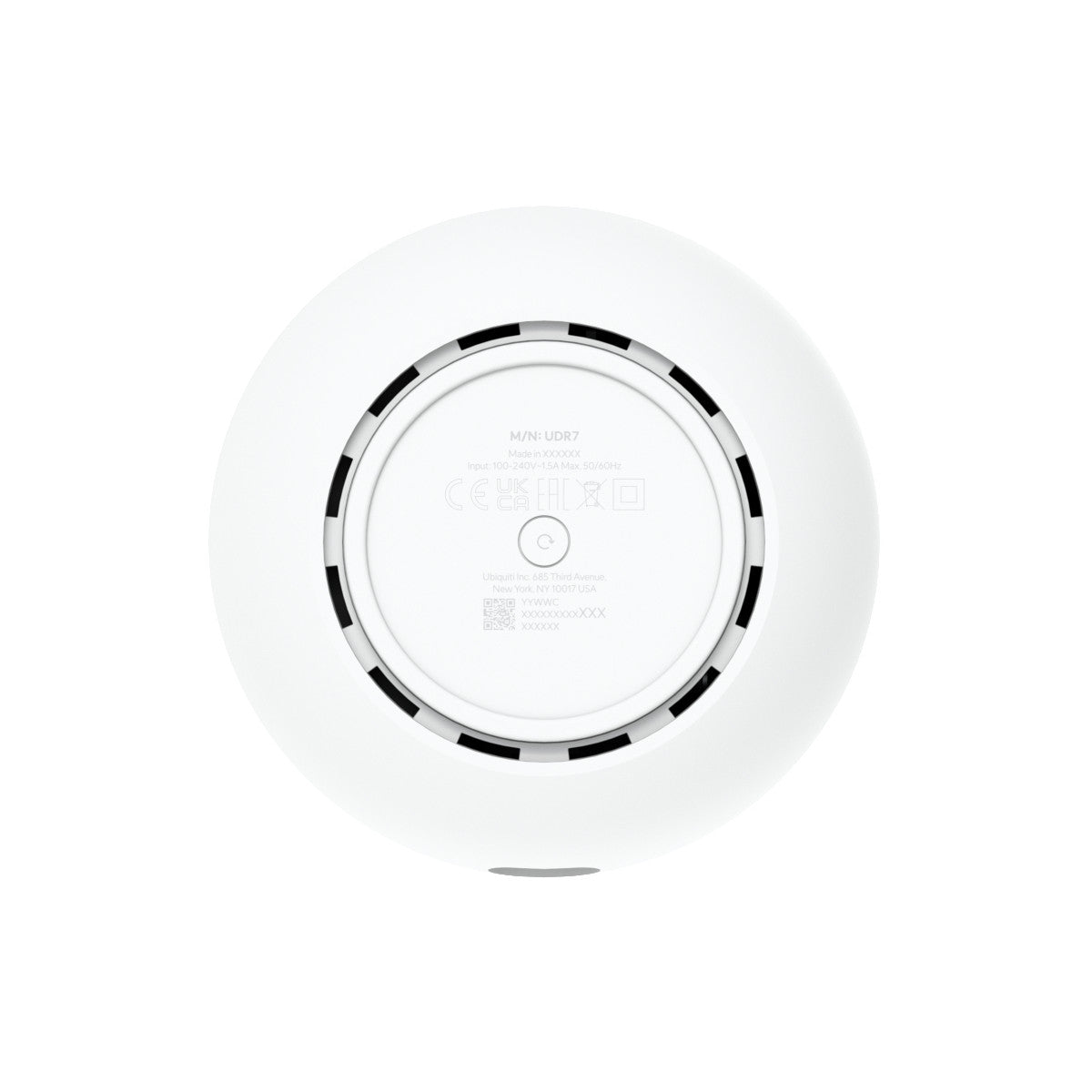 Ubiquiti Dream 7 router wireless 2.5 Gigabit Ethernet Tri-band (2,4 GHz/5 GHz/6 GHz) Bianco