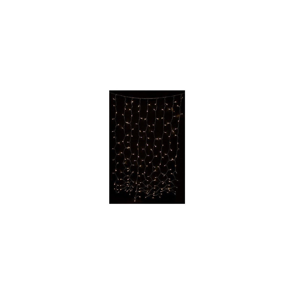Pre Qu' Italia Tenda Luminosa D2371 200 LED Bianco Caldo 1x2 M IP44 Giochi Di Luce Interno Esterno