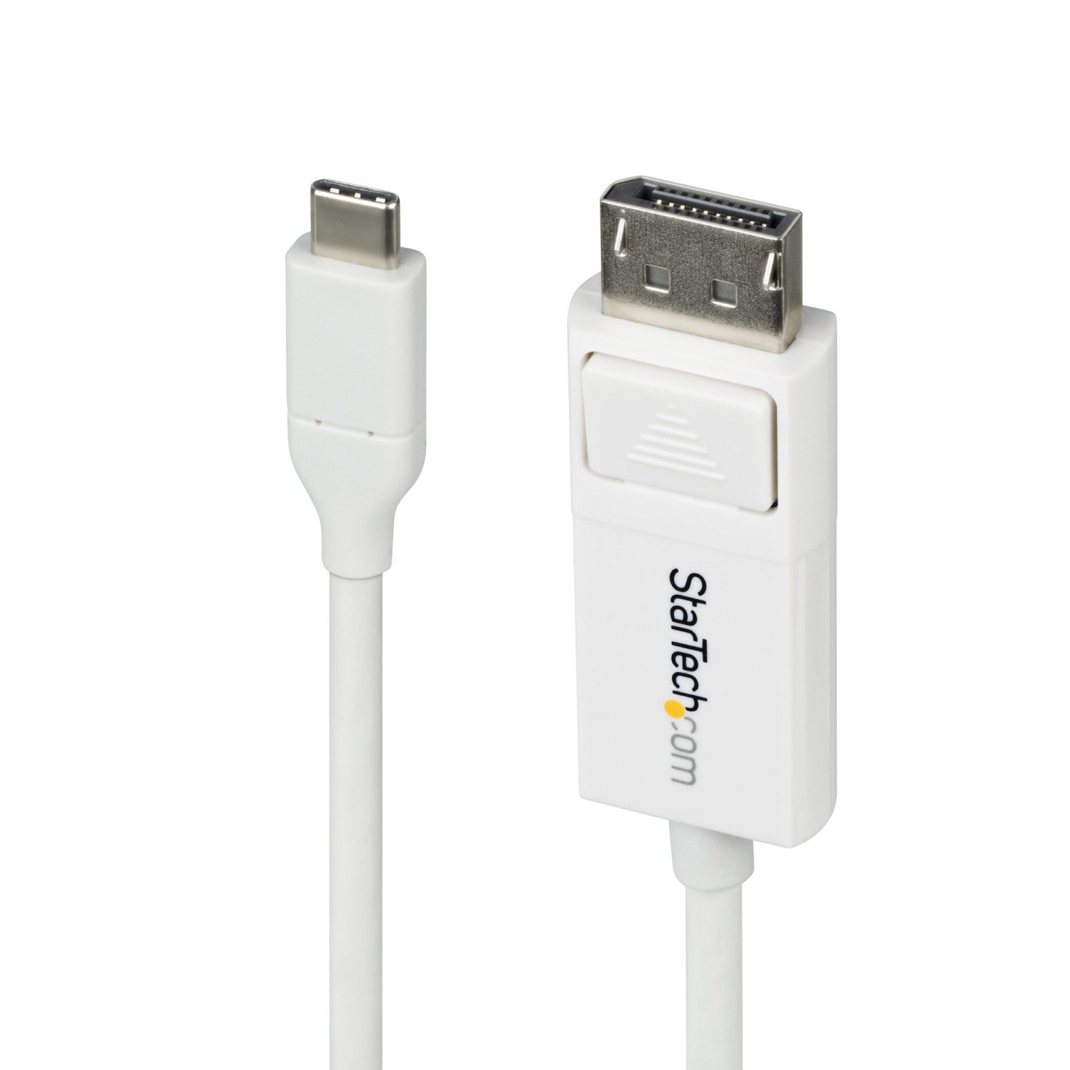 StarTech.com Cavo da USB-C a DisplayPort 1.2 da 2m, 4K 60 Hz, cavo adattatore bidirezionale da DP a USB Type-C / da USB-C a DP, compatibile con Thunderbolt, Bianco