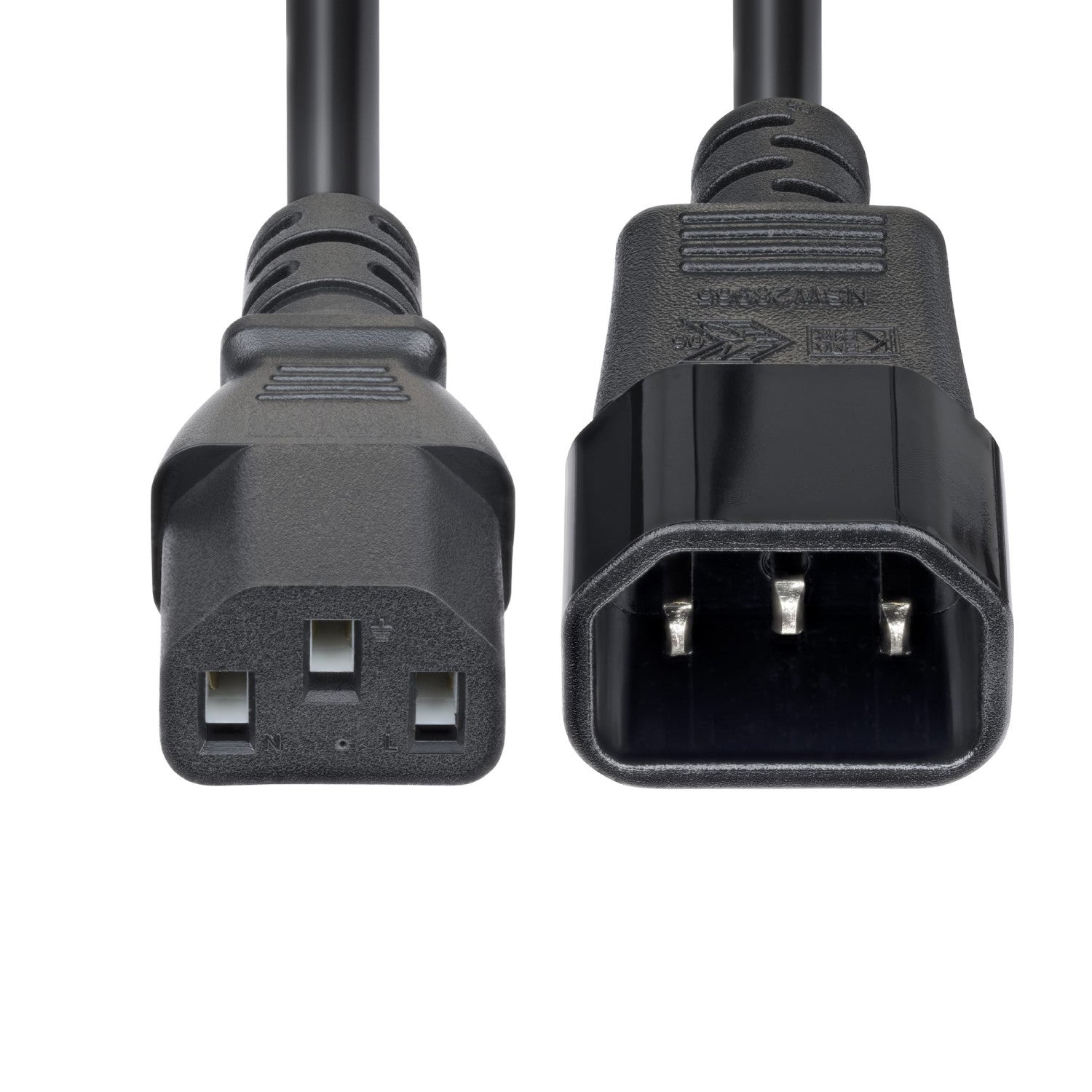 StarTech.com Cavo Prolunga di Alimentazione da 4,5m, Cavo di Alimentazione da C14 a C13 per PDU, 10A 250V, 14AWG, Prolunga Elettrica AC Certificata KEMA-KEUR