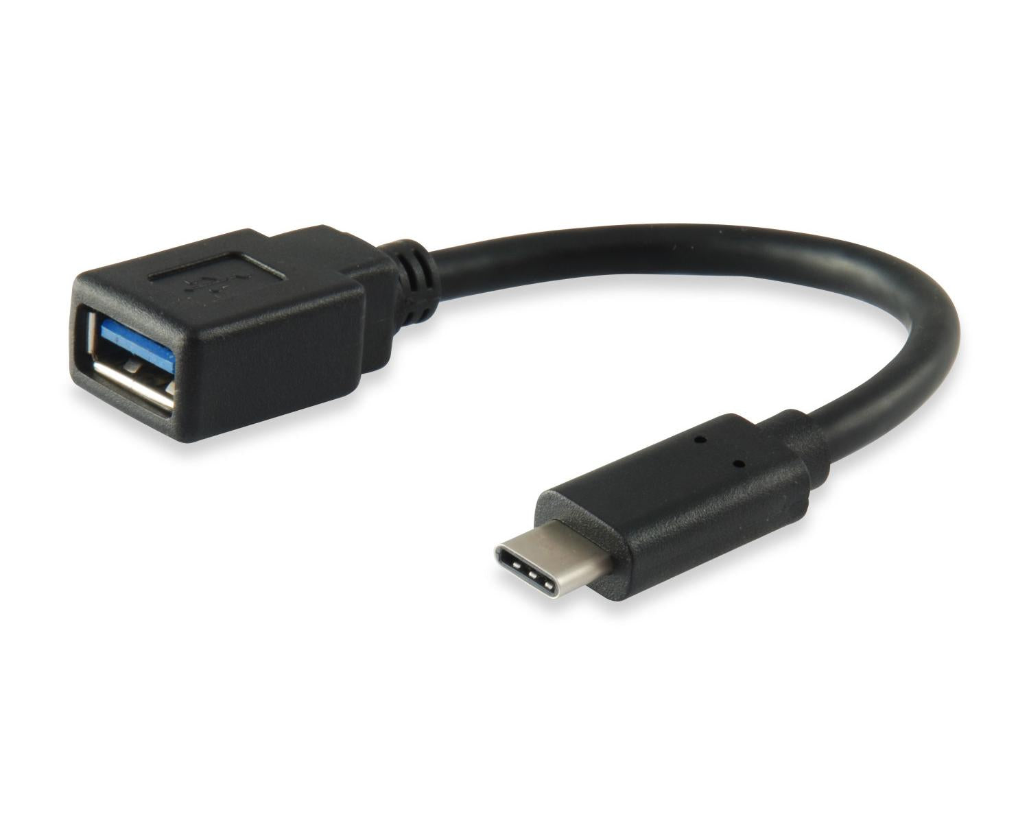 Equip 133455 cavo USB USB 3.2 Gen 1 (3.1 Gen 1) 0,15 m USB C USB A Nero