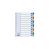 Esselte 15262 intercalare Indice a linguetta vuota Polipropilene (PP) Multicolore