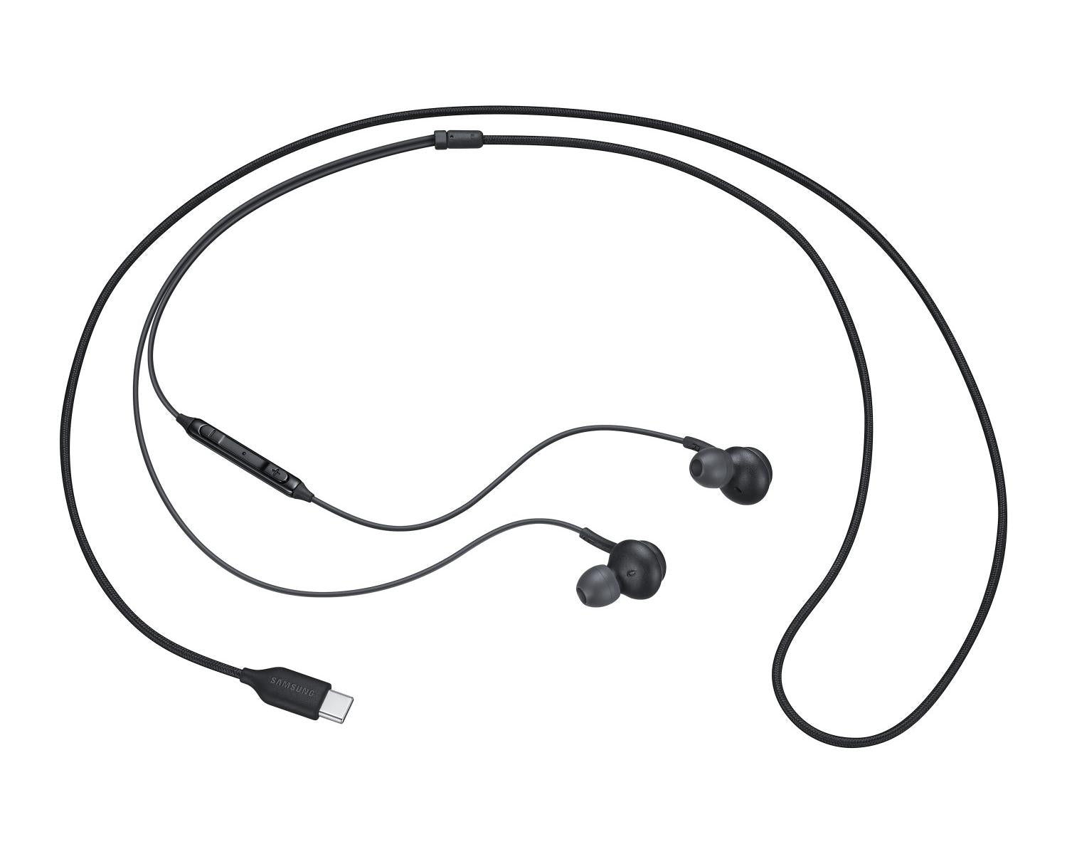 Samsung Akg Auricolari Cuffia Originale Connettore Type C EO-IC100BBEGEU Nero
