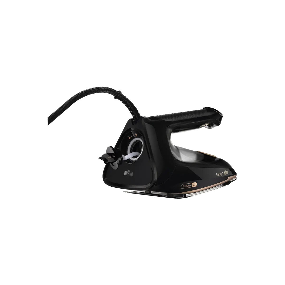 Braun FI 7276 BK FreeStyle 7 Ferro a vapore Nero, Oro