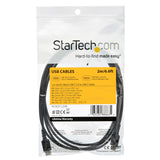 StarTech.com Cavo di Ricarica USB-C da 2m - Resistente Cavetto USB-C di Ricarica Veloce e Sync da USB 2.0 a USB Type C 60W - Rivestimento in TPE e Fibra Aramidica M/M 60W Nero, Samsung S10/S20/Ipad Pro/MS Surface