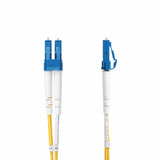 StarTech.com Cavo in fibra ottica duplex monomodale OS2 da LC a LC (UPC) da 1m, 9/125µm, 100G, Insensibile alla piegatura, Bassa perdita di inserzione, Cavo patch in fibra LSZH