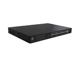 LevelOne FGP-2831 Switch di Rete non Gestito Fast Ethernet 10/100 Supporto Power over Ethernet PoE 1U Nero