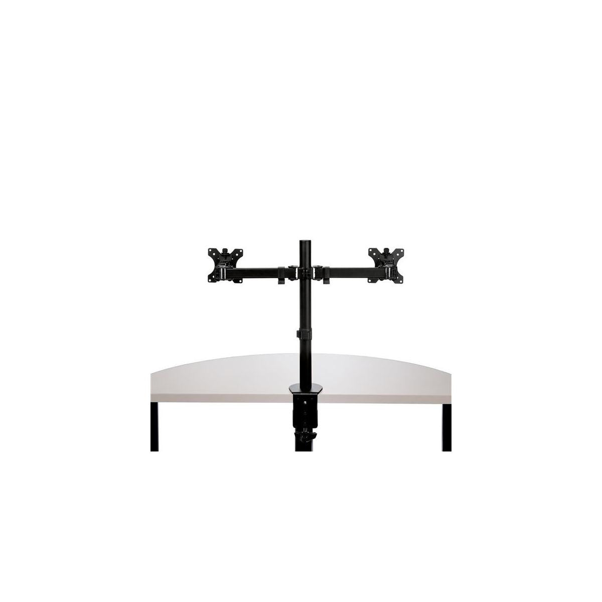 StarTech.com ARMDUAL2 supporto da tavolo per Tv a schermo piatto 81,3 cm (32") Nero