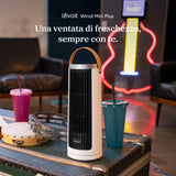 Levoit Windi Mini Plus Ventilatore a torre, 7,0 m/s, 5 velocità, timer da 1 a 12 ore, oscillazione di 90°, ricaricabile, portatile, ideale per l’uso sulla scrivania, adatto per l’uso all’aperto.