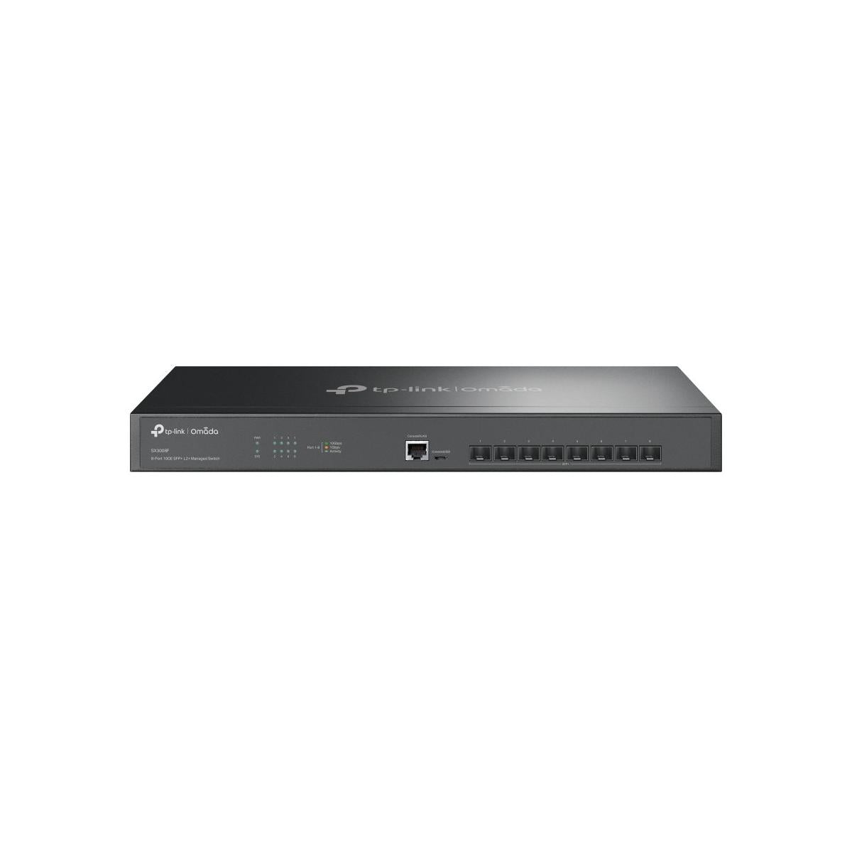TP-Link Omada SX3008F switch di rete Gestito L2/L3 Nero