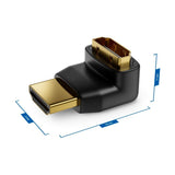 Techly Adattatore HDMI M/F 90 verso il basso (IADAP HDMI-L)