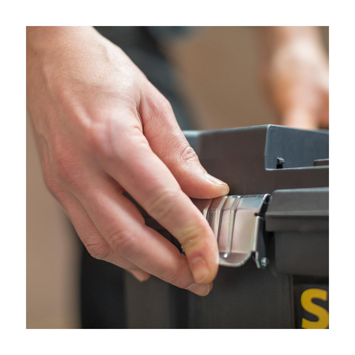 Stanley Essential Valigetta rigida per attrezzi Plastica Grigio, Giallo