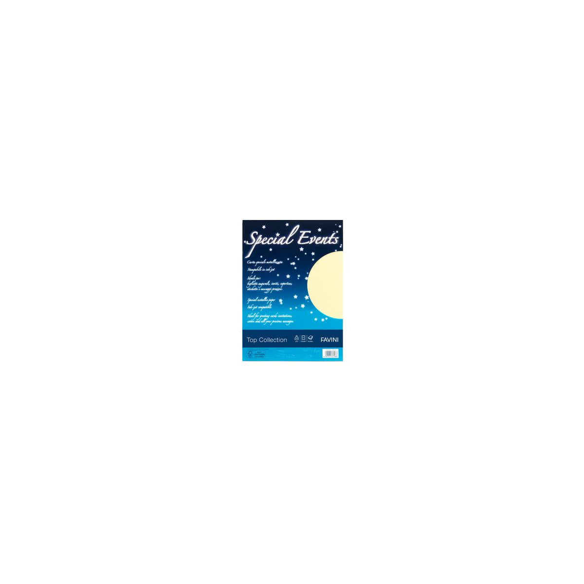 Favini Special Events carta inkjet A4 (210x297 mm) 20 fogli Crema