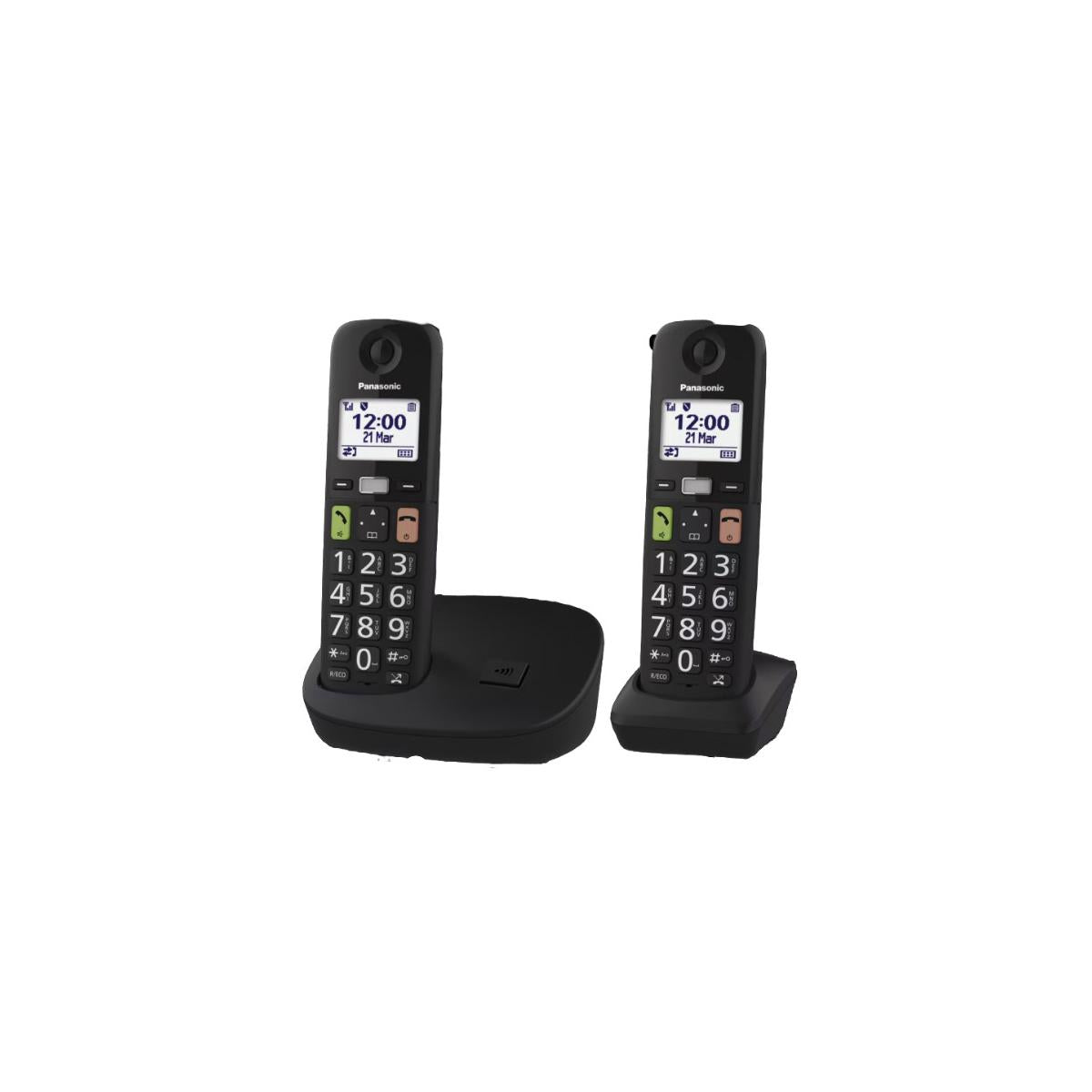 Panasonic KX-TGU112 Telefono DECT Identificatore di chiamata Nero