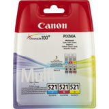 Canon 2934B010 Cartuccia d'inchiostro 3 pz Originale Ciano Magenta Giallo