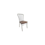 Italchair Sedia 002 Irina I Tortora E Argento Silver