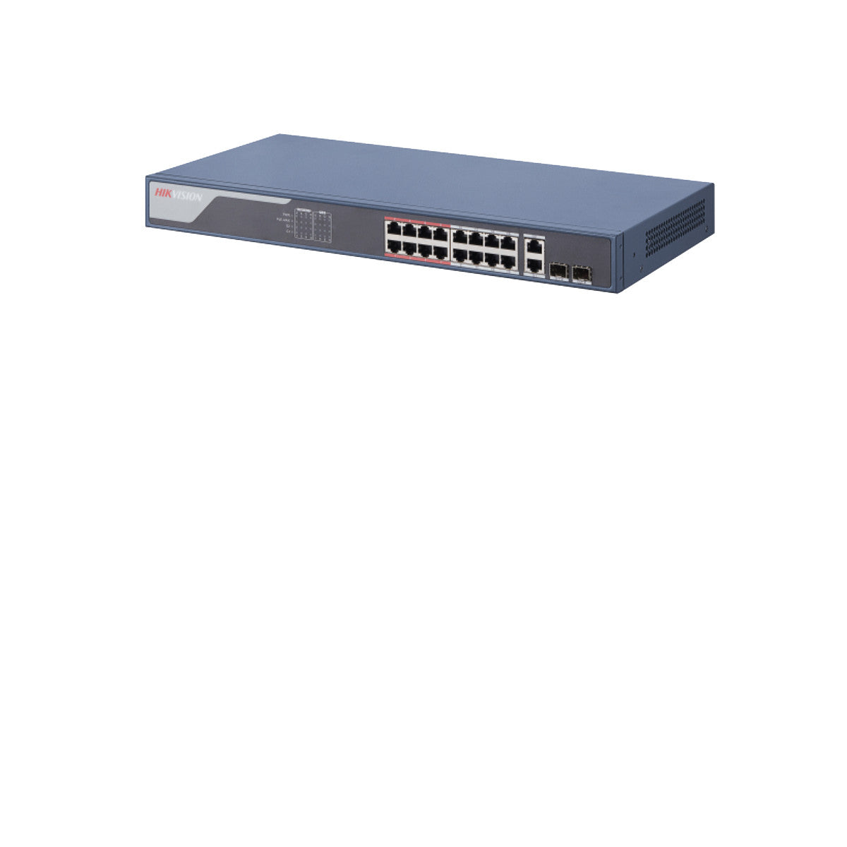 Hikvision DS-3E1318P-SI switch di rete Gestito L2 Gigabit Ethernet (10/100/1000) Supporto Power over Ethernet (PoE) Nero