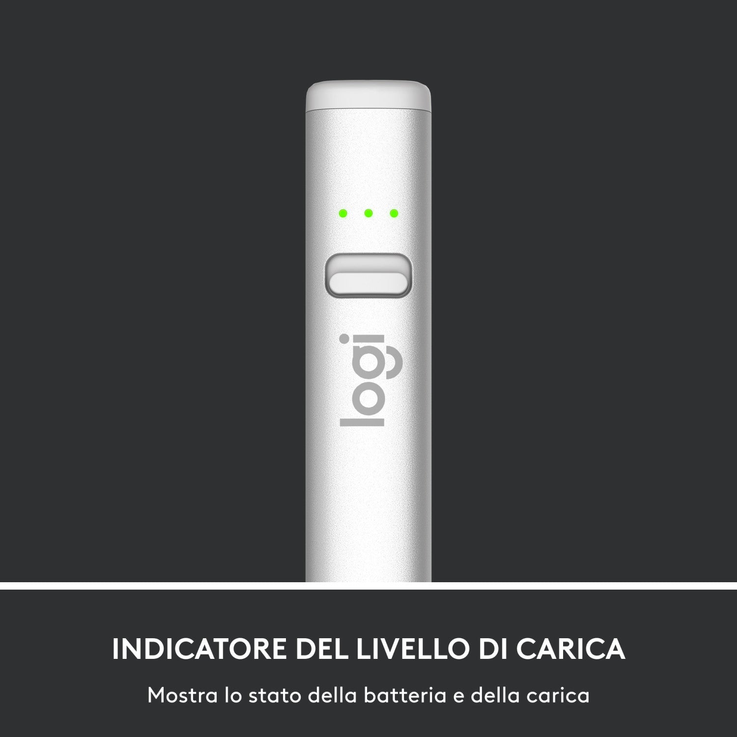 Logitech Crayon Penna Pencil Touchscreen per Apple Ipad Argento