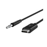Belkin RockStar 3.5mm Audio Cable with USB-C Connector cavo audio USB C Nero